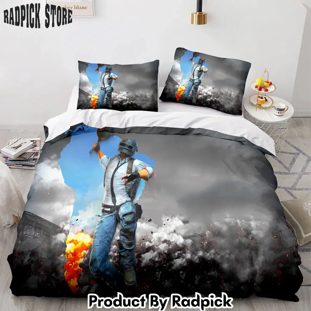 Player unknowns battlegrounds cosplay bedding sets duvet covers sheets  rp0421102